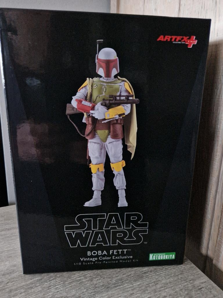 Star Wars Kotobukiya Boba Fett Vintage Color Exclusive Artfx, Envoi, Neuf, Figurine