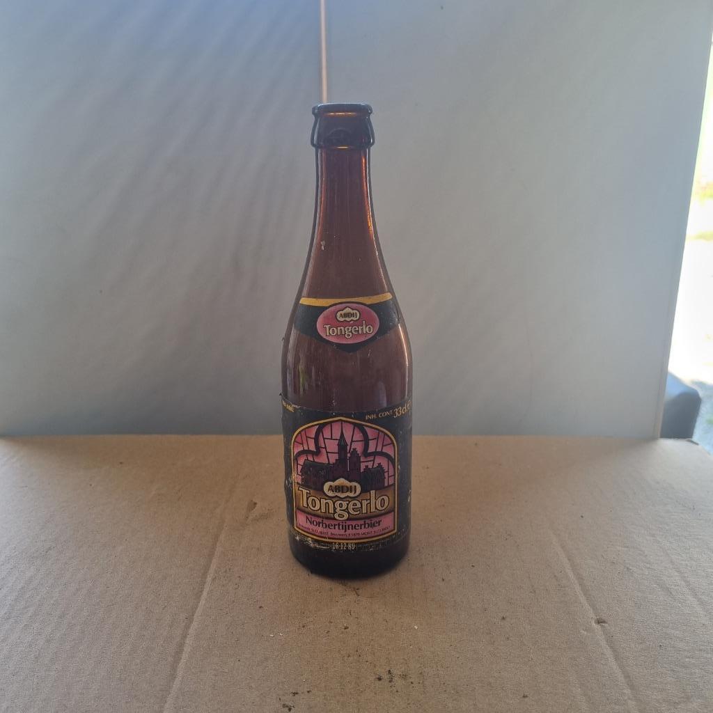 Bouteille de bière abdij Tongerlo Norbertijnnerbier, Verzamelen, Biermerken, Ophalen of Verzenden, Gebruikt, Flesje(s), Overige merken