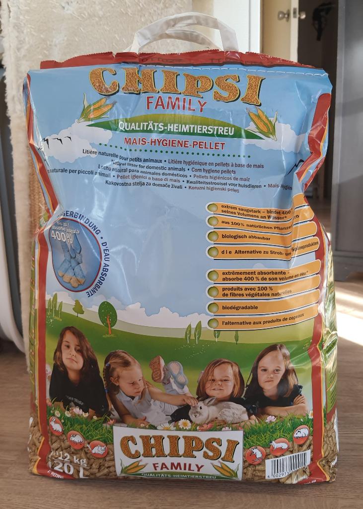 Litière pour chats, rongeurs, oiseaux - 12kg, Enlèvement, Comme neuf, Fermé