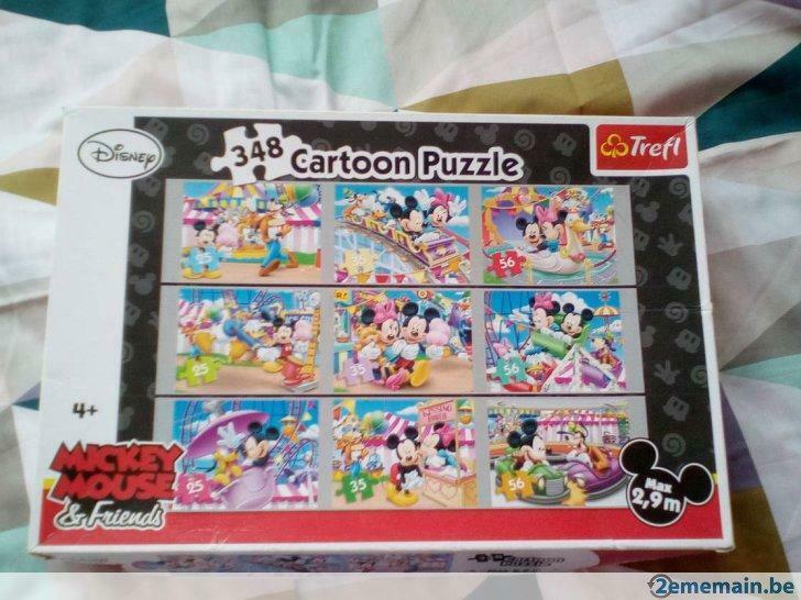 Puzzle Mickey Mouse 4ans et plus, Ophalen, Gebruikt