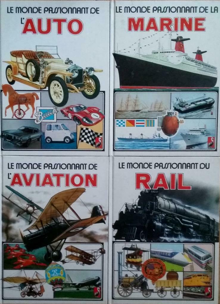 Collection le monde de l'aviation, le rail, le train, etc..., Livres, Enlèvement, 19e siècle, Comme neuf, Autres régions