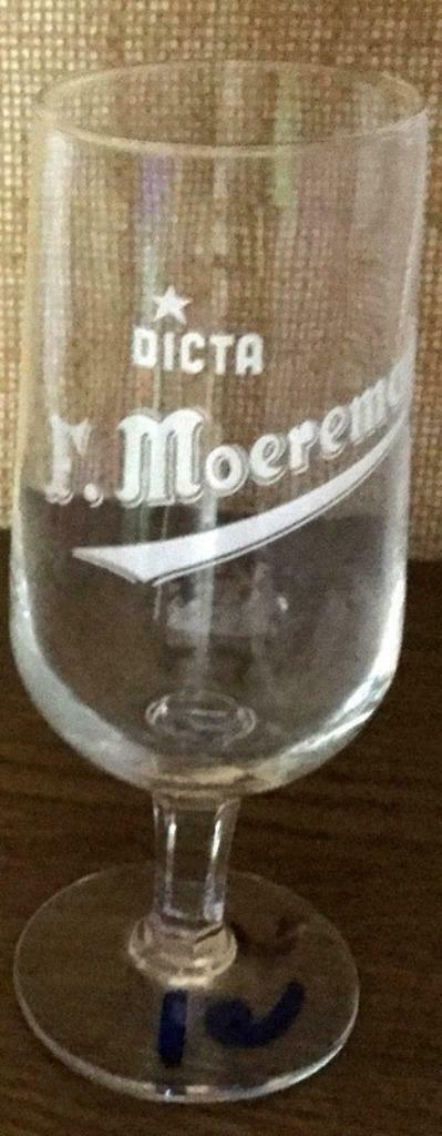 bier brouwerij glas Moeremans F Pils Dicta, Enlèvement ou Envoi, Comme neuf, Verre à bière