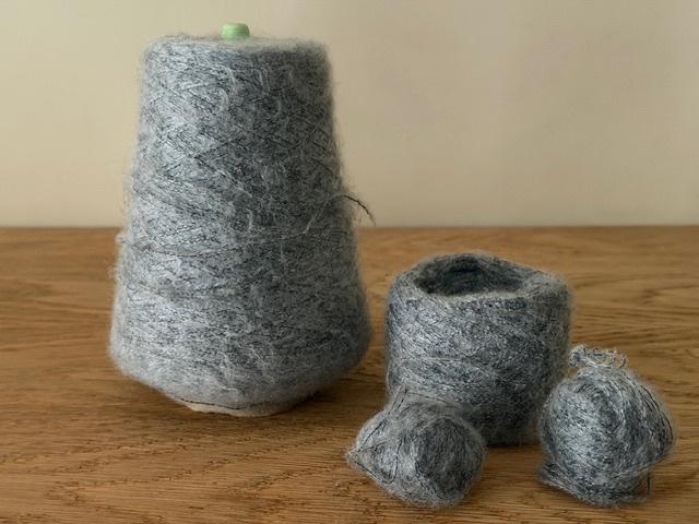 Nieuwe 70% wol (breien/haken) grijs/420gr (nr4874), Enlèvement ou Envoi, Neuf, Tricot ou Crochet, Laine ou Fils