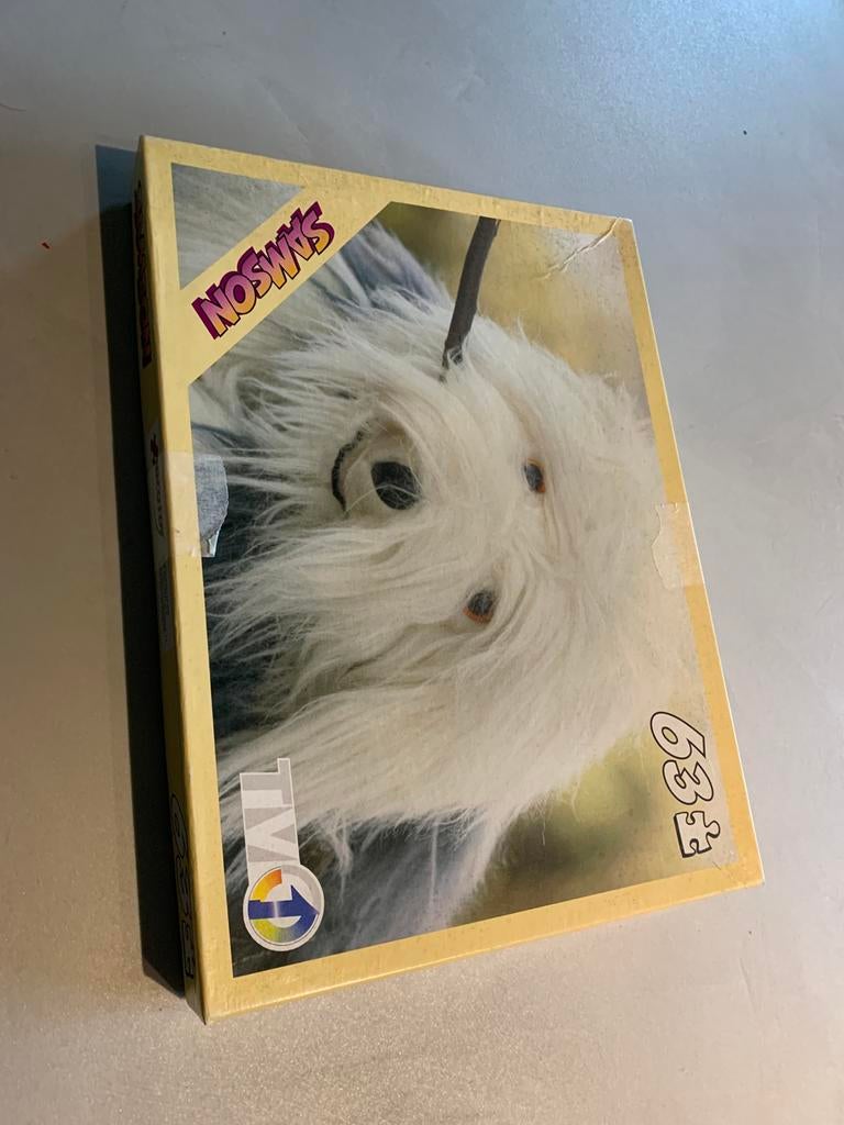 Vintage Samson & Gert puzzel TV1 Nicotoy 63 st, Ophalen of Verzenden, Zo goed als nieuw