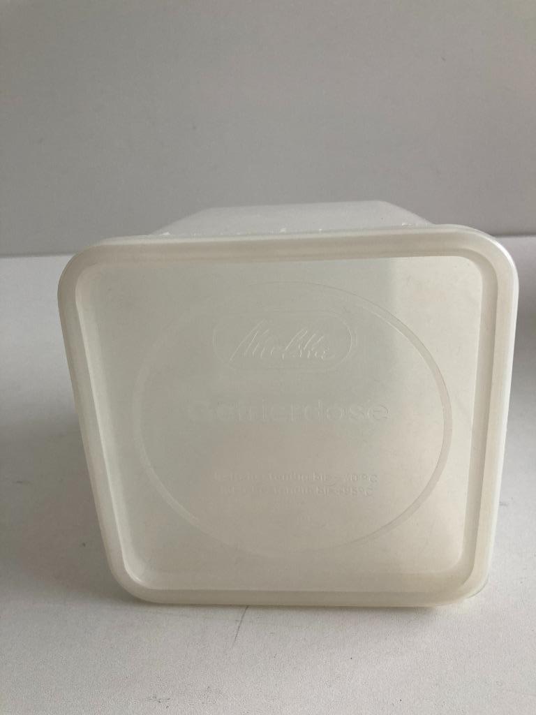 MELITTA plastiek doos voor koffie, Verzamelen, Ophalen of Verzenden, Gebruikt, Gebruiksvoorwerp
