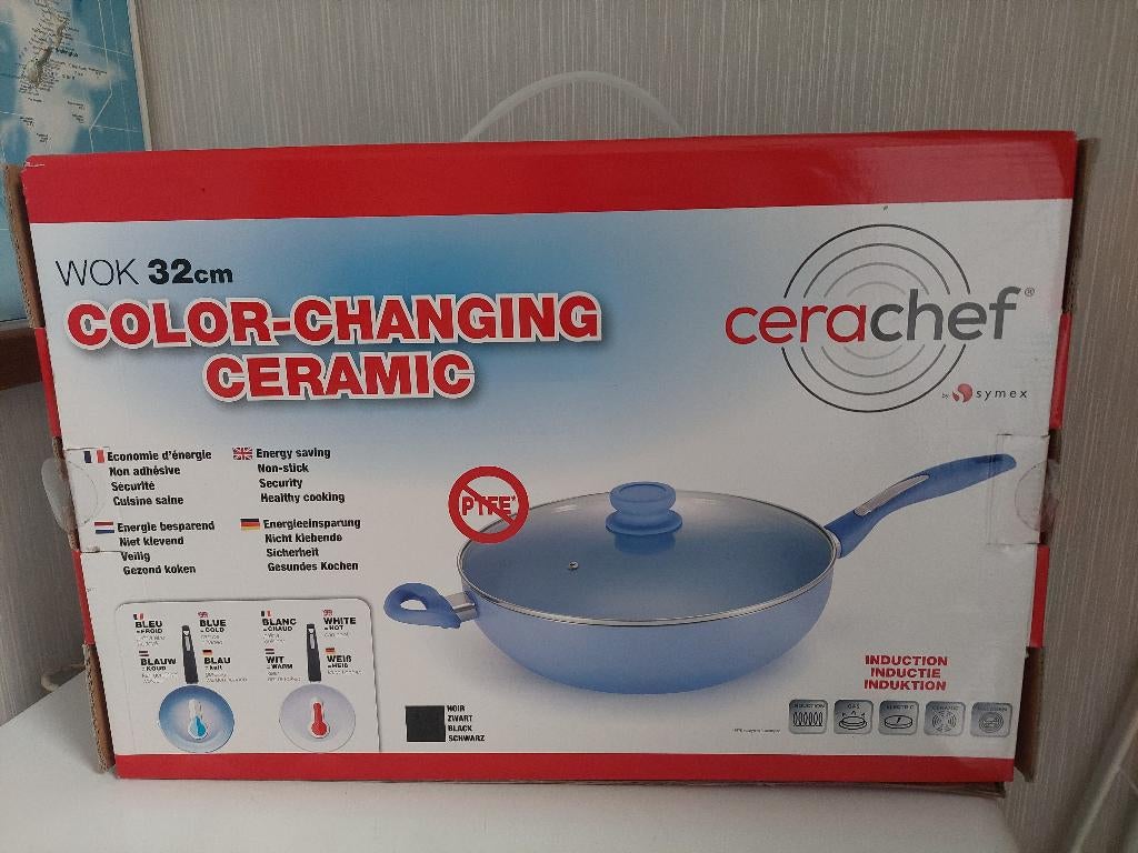 nieuwe wokpan Cerachef, Ophalen, Nieuw, Wok, Keramische plaat
