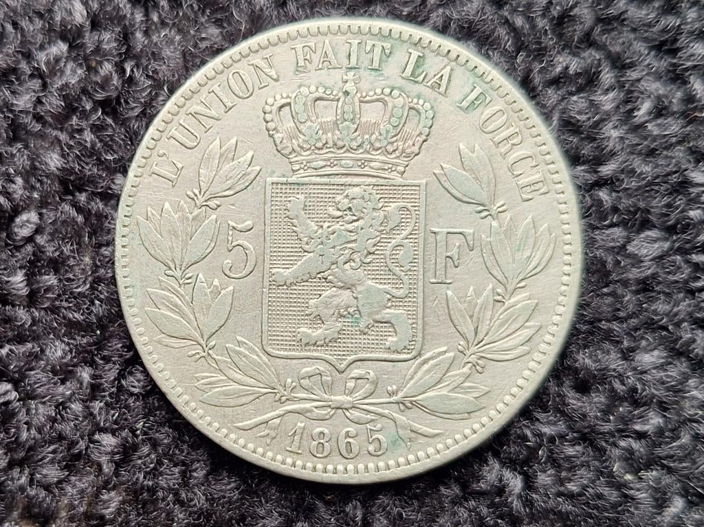 5 francs 1865 Leopold, Enlèvement ou Envoi