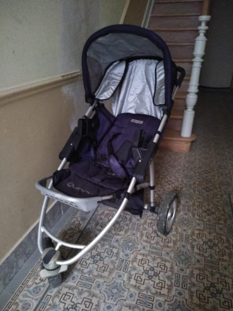 poussette quinny avec landeau et maxi cosy, Kinderen en Baby's, Ophalen, Gebruikt, Verstelbare duwstang, Quinny