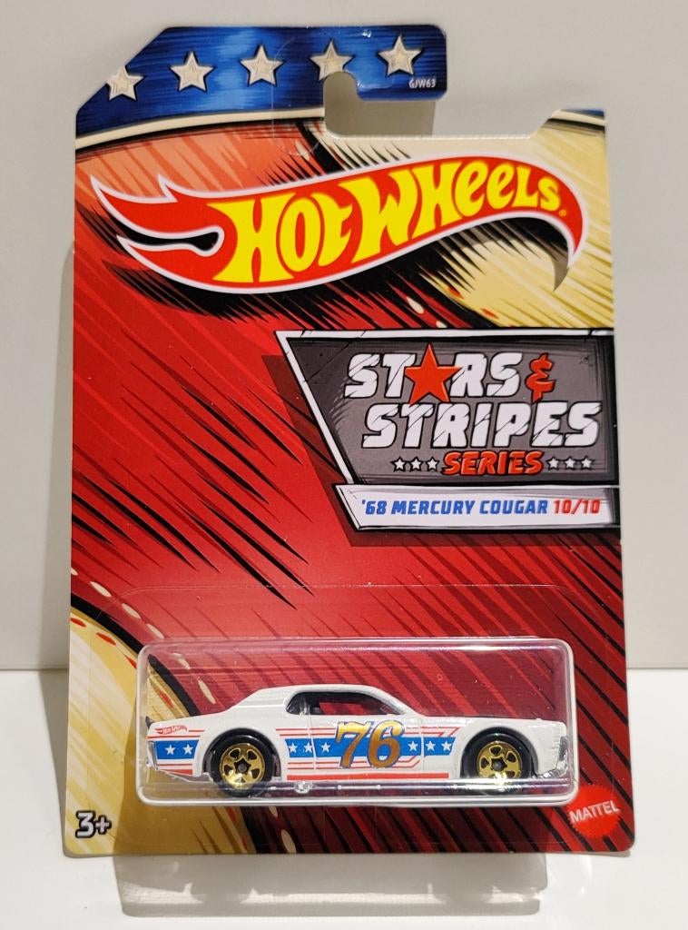 Hot Wheels ‘68 Mercury Cougar Stars And Stripes (2019), Enlèvement ou Envoi