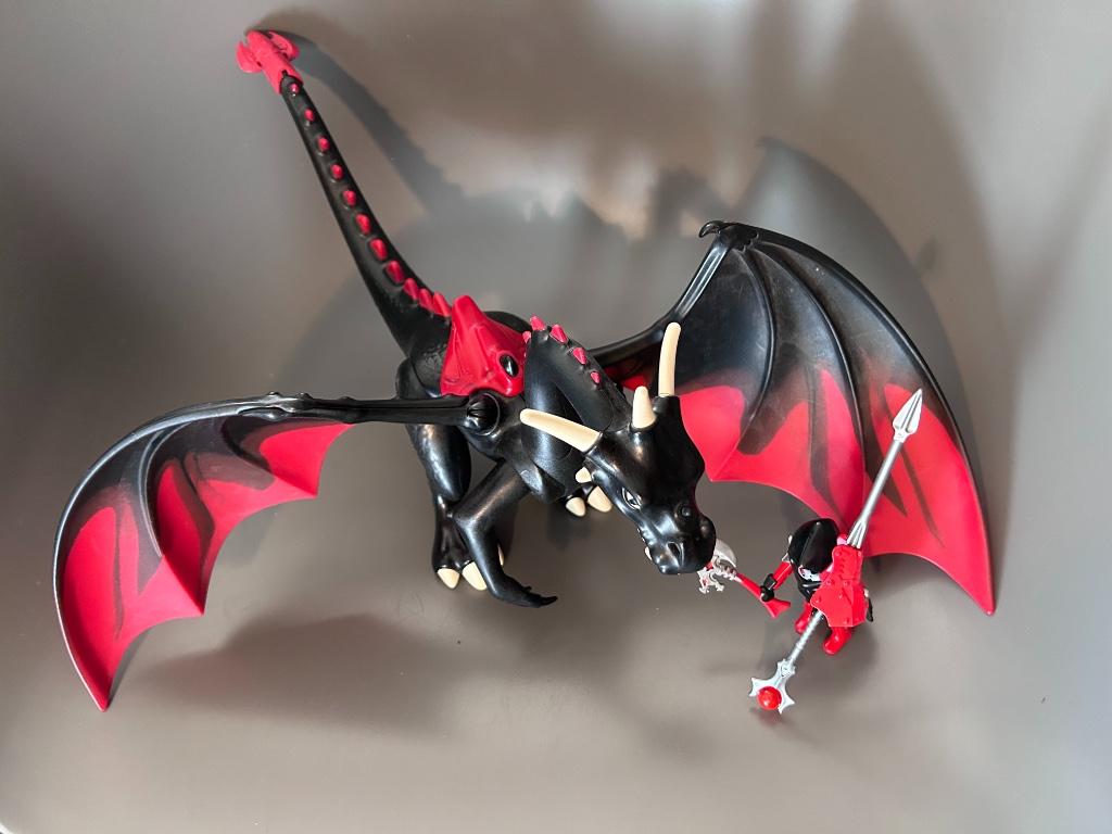 Playmobil 4838 - Dragon avec flamme lumineuse, Ophalen, Gebruikt
