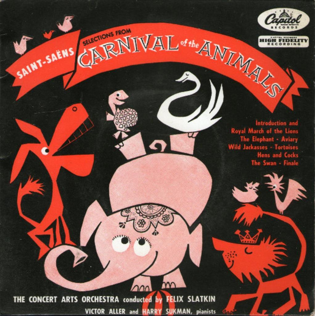 Saint-Saëns - Selection From Carnival Of The Animals, CD & DVD, Vinyles Singles, Enlèvement ou Envoi, Comme neuf, Classique
