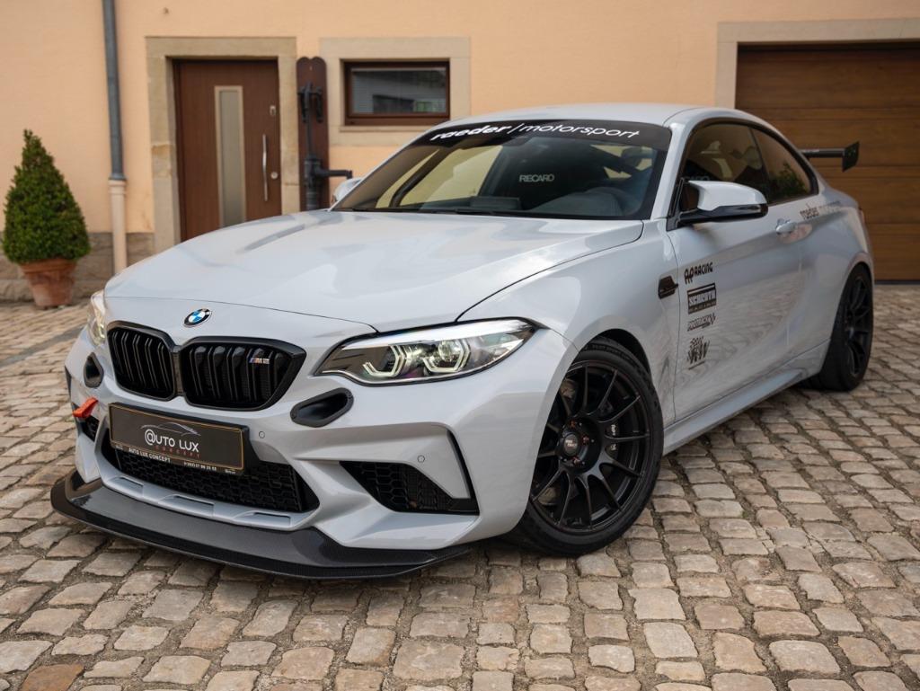 BMW M2 Competition/MANTHEY/Akrapovič/RECARO/Schirmer/KW, Argent ou Gris, Euro 6, Entreprise, 2 places