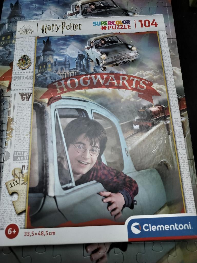 Puzzel Harry Potter 104st, Ophalen, Meer dan 50 stukjes, Zo goed als nieuw, 4 tot 6 jaar