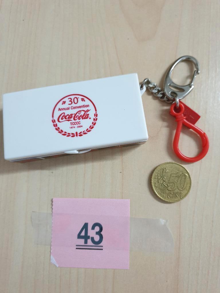 COCA COLA UNIEK SLEUTELHANGER BORDGAME, Ophalen of Verzenden, Nieuw