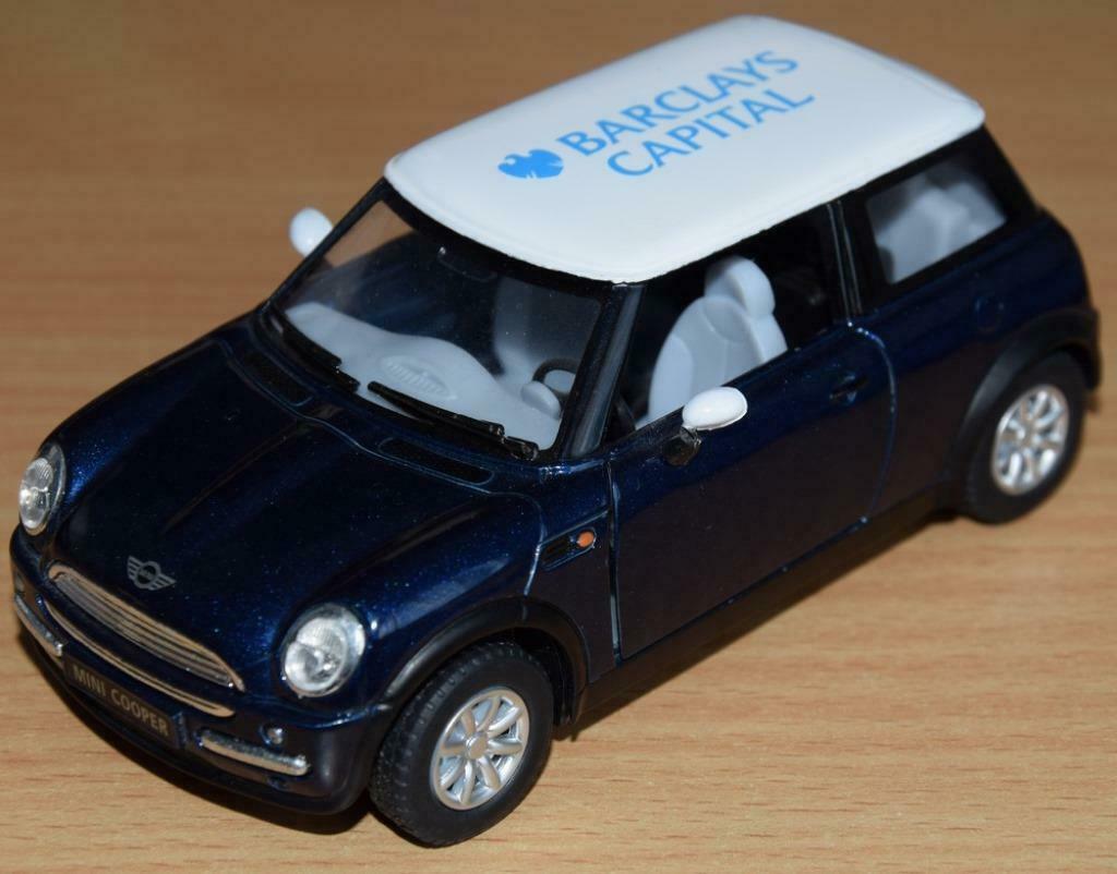 Mini Cooper & Pub Barclays Capital : 1/28, Hobby & Loisirs créatifs, Voitures miniatures | Échelles Autre, Neuf, Voiture, Enlèvement
