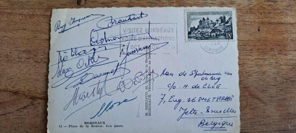 Ronde van Frankrijk 1976 - handtekeningen, Verzamelen, Postkaarten | Themakaarten, Gelopen, 1960 tot 1980, Sport en Spel, Ophalen