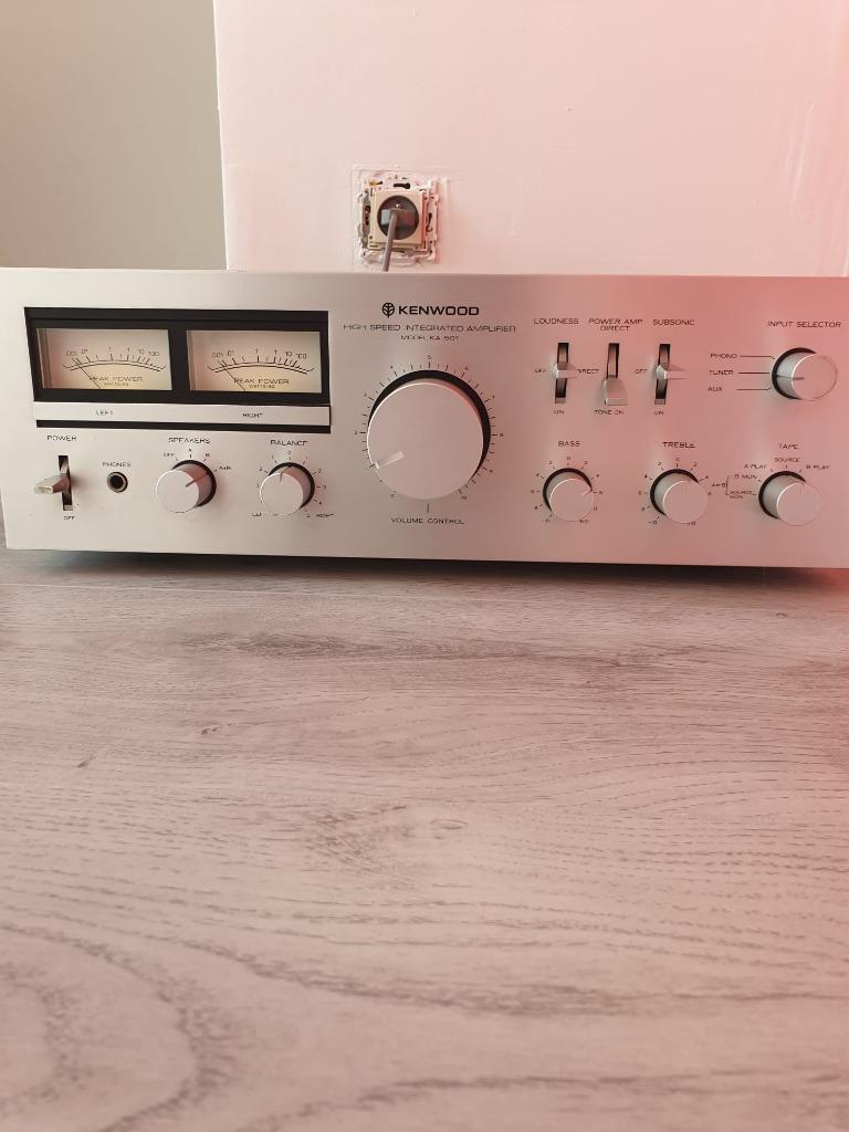 AMPLI KENWOOD KA 501..PUISSANCE(65 WATTS X 4) 105 DB..8OHMS., Enlèvement ou Envoi, Comme neuf