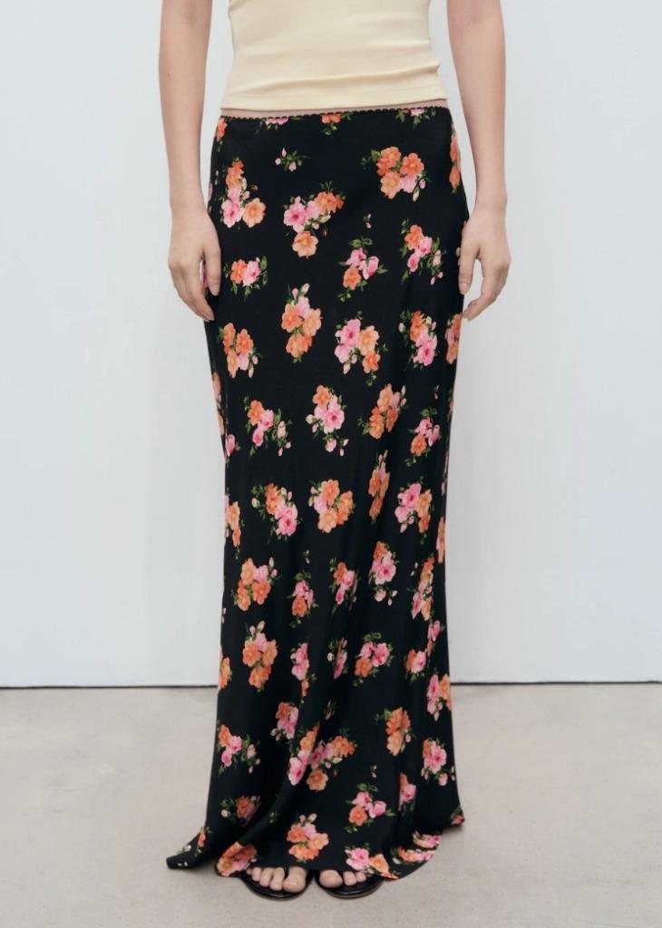Rok en top - rok met bloemenpatroon one size, Ophalen of Verzenden, Nieuw, Maat 38/40 (M)