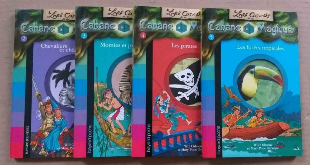 Les carnets Cabane Magique 2, 3, 4 et 5, Livres, Enlèvement ou Envoi, Comme neuf, Fiction général