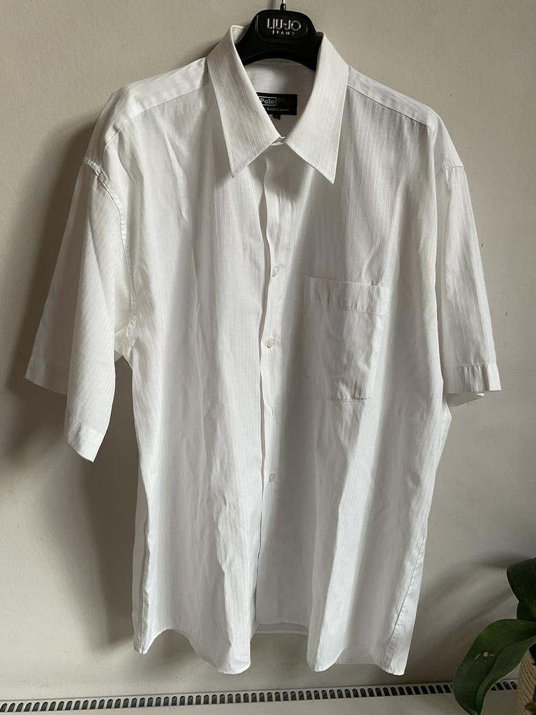 Overhemd zomer Polo by Ralph Lauren, maat XL, Kleding | Heren, Overhemden, Wit, Ophalen of Verzenden