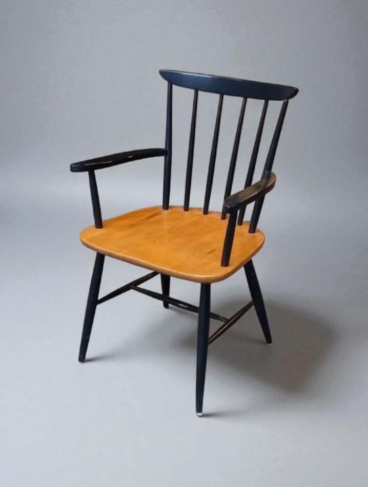 Chaise Fauteuil Vintage Scandinave 1960's, Enlèvement, Comme neuf