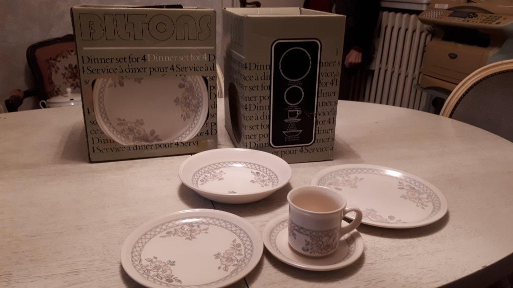 Vintage : 20 delig servies  -  Merk : Biltons - NIEUW, Enlèvement ou Envoi, Neuf, Autres styles, Service complet