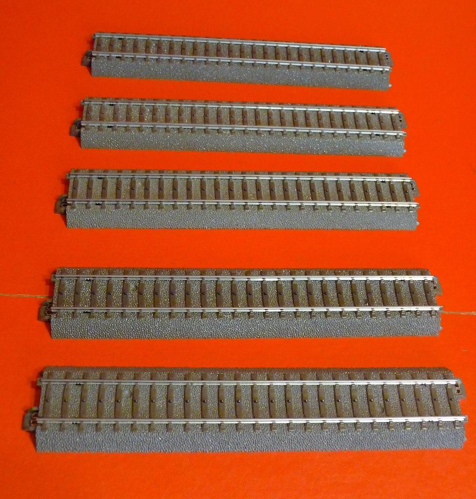 Märklin C-rail - Set van 5 rechte rails - 24188, Wisselstroom, Gebruikt, Rails, Ophalen of Verzenden