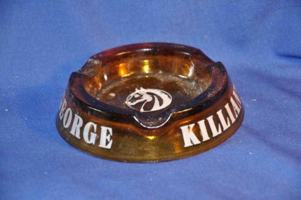 §  cendrier en verre george killin's, Enlèvement ou Envoi, Utilisé, Cendrier
