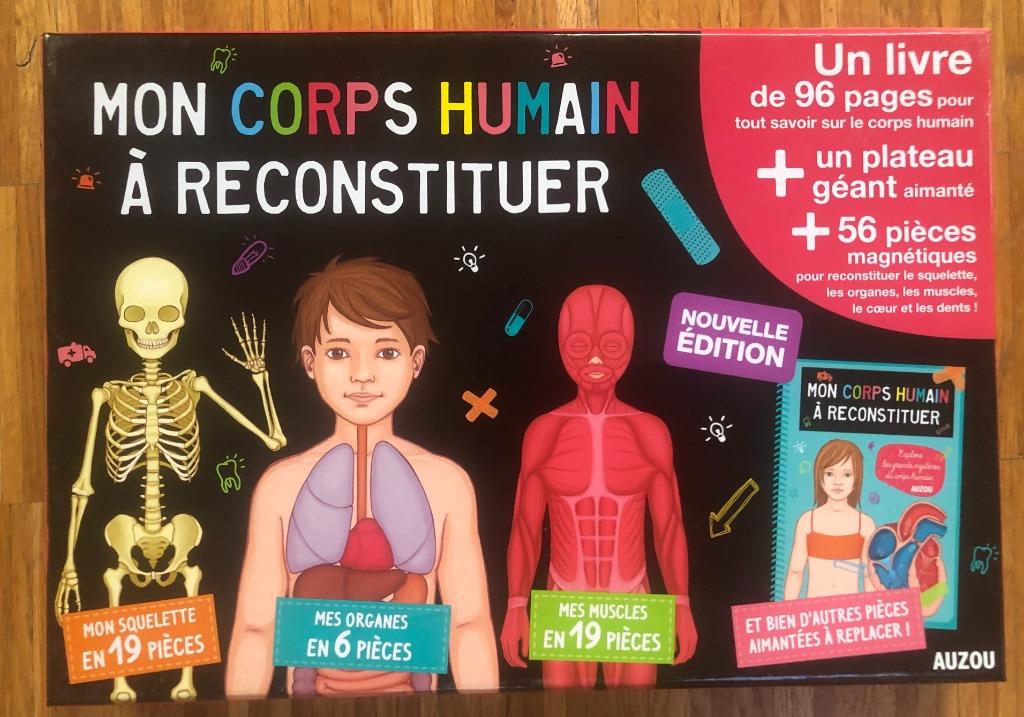 Mon corps humain à reconstituer, 1 ou 2 joueurs, Enlèvement, Neuf, Auzou