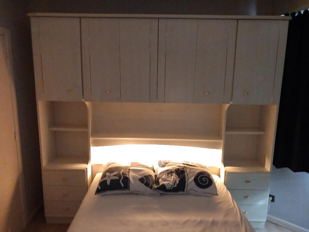 Chambre à coucher complète, Enlèvement, Comme neuf, Deux personnes, Contemporain
