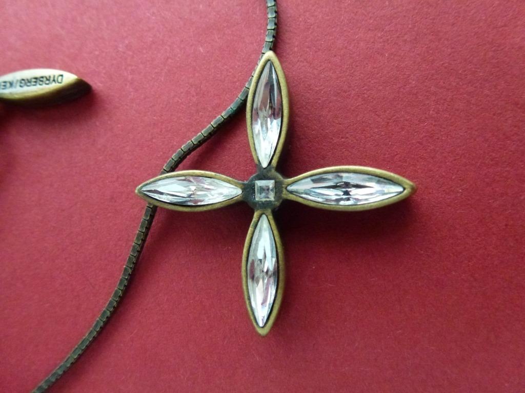 Collier Dyrberg Kern avec pendentif avec cristaux, Enlèvement ou Envoi, Autres couleurs, Avec pendentif, Utilisé