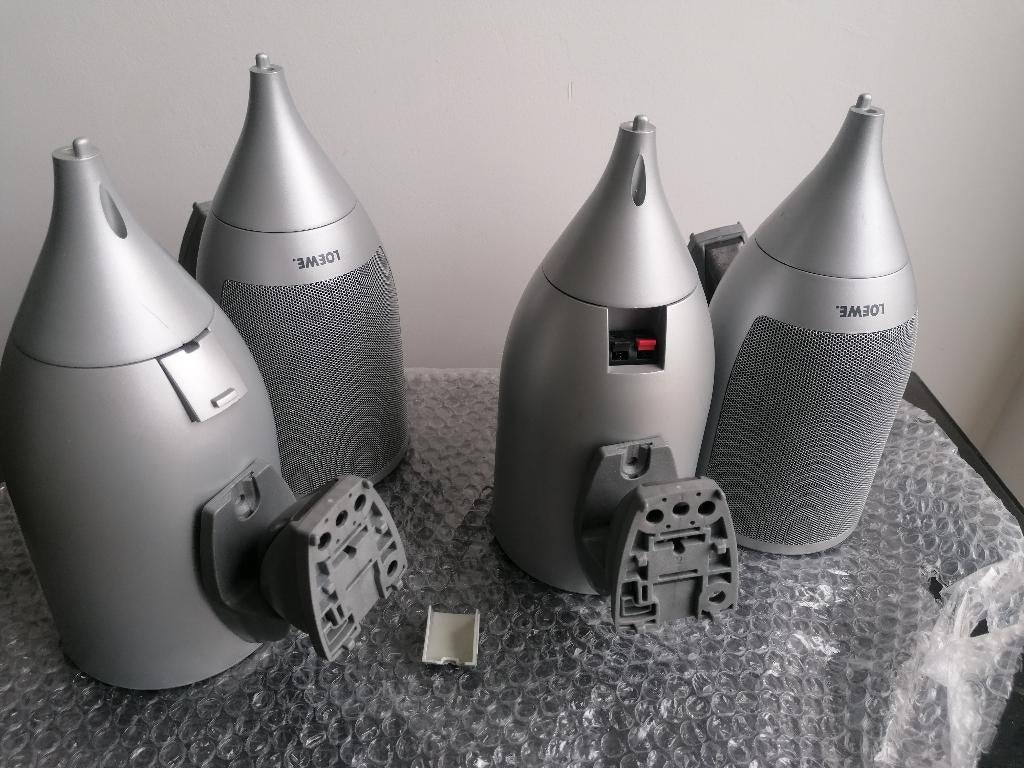4 baffle enceinte speaker loewe design, Autres marques, Moins de 60 watts, Enlèvement ou Envoi, Utilisé