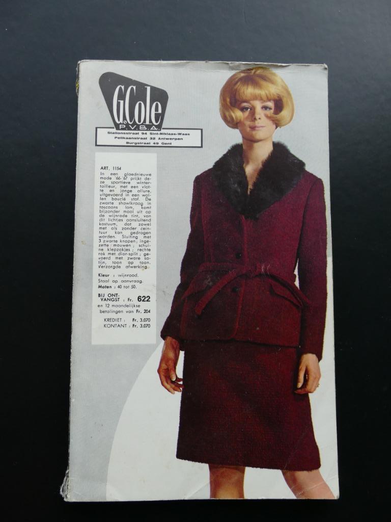 Catalogus van G. Cole winkel  uit 1966, Ophalen of Verzenden, Gelezen, Catalogus