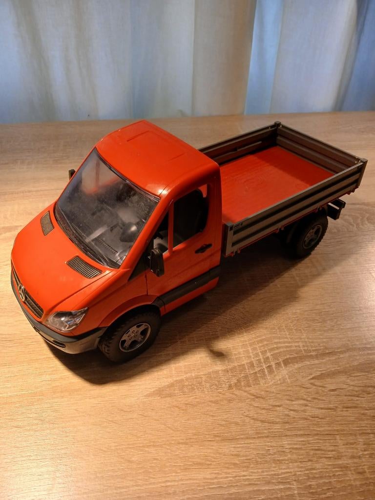 Bruder Mercedes bestelwagen met of zonder vorkheftruck, Ophalen of Verzenden