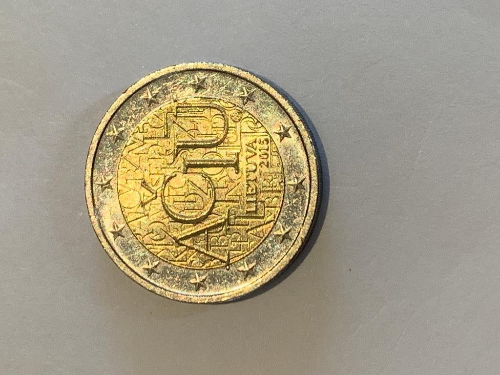 2 euro Litouwen - Lietuvia 2015 Litouwse taal, Ophalen of Verzenden, Overige landen, 2 euro, Losse munt