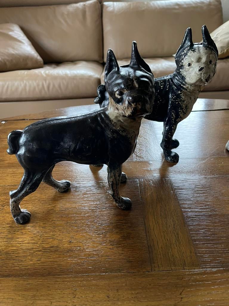 Oude deurstoppers honden, Antiek en Kunst, Ophalen
