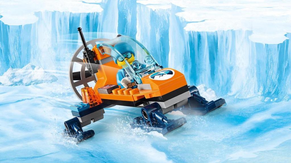 LEGO City Arctic 60190 Arctic Ice Glider MET DOOS, Ophalen of Verzenden, Zo goed als nieuw, Complete set, Lego