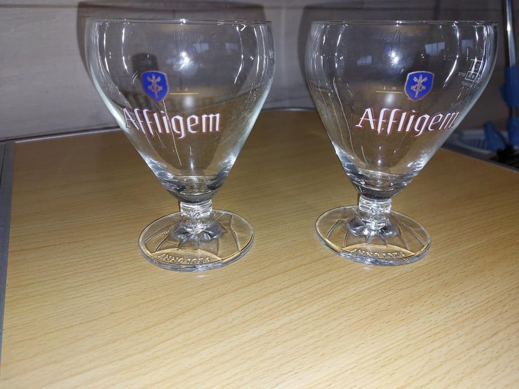 Pots en verre à bière Affligem, Collections, Enlèvement ou Envoi, Comme neuf, Verre à bière