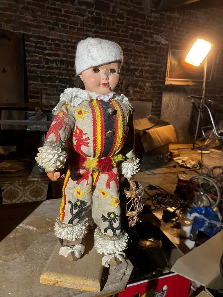 Pop - mannequin - Gille de Binche - Carnaval van Binche, Ophalen, Gebruikt, Pop