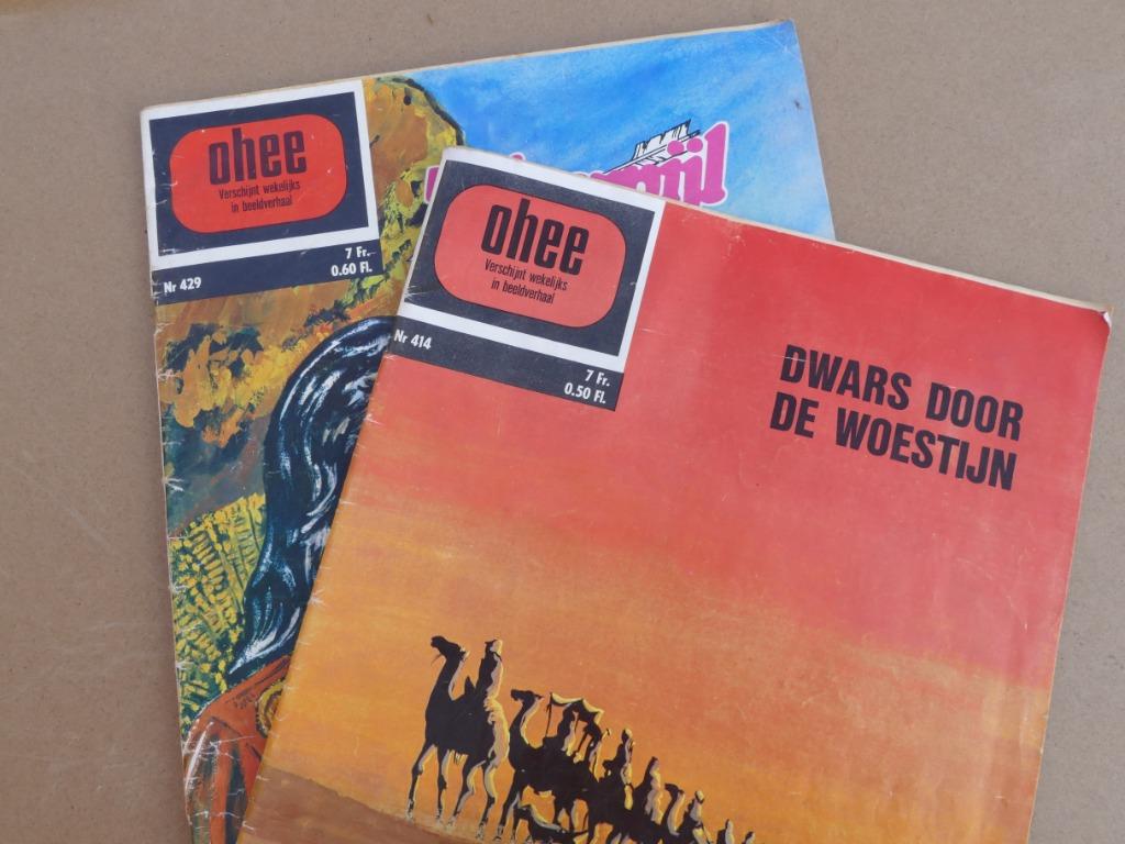 €2.50 voor 2 Ohee weekstripbladen 9e jaargang 1971, Meerdere stripboeken, Ophalen of Verzenden, Gelezen