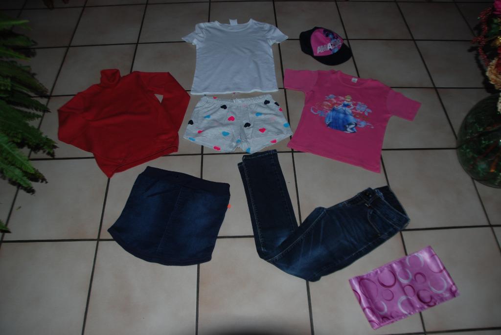 Superbe lot de 8 vêtements assortis pour fille T134/140 cm, Enfants & Bébés, Vêtements enfant | Taille 134, Comme neuf, Fille