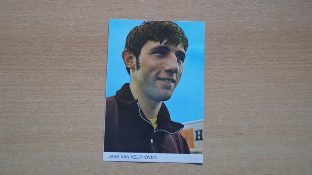 jaren "70 sticker Jaak Van Velthoven (motorcrosser), Ophalen of Verzenden, Auto of Motor
