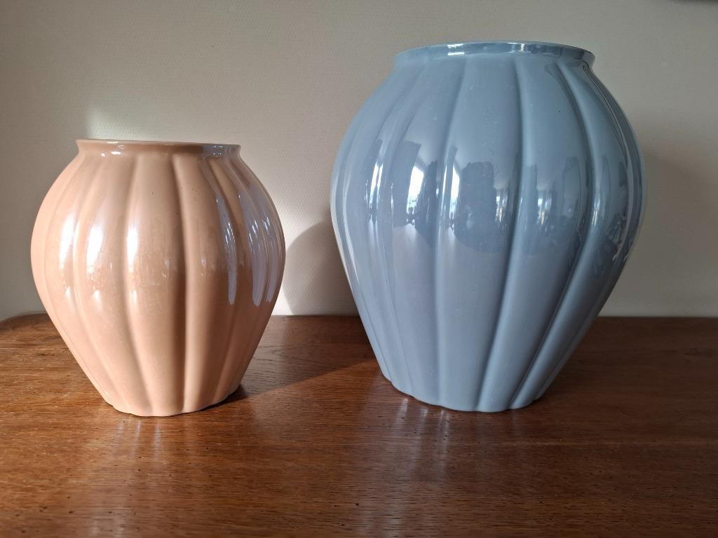 2 Vases Sia, Moins de 50 cm, Poterie ou Porcelaine, Comme neuf, Enlèvement