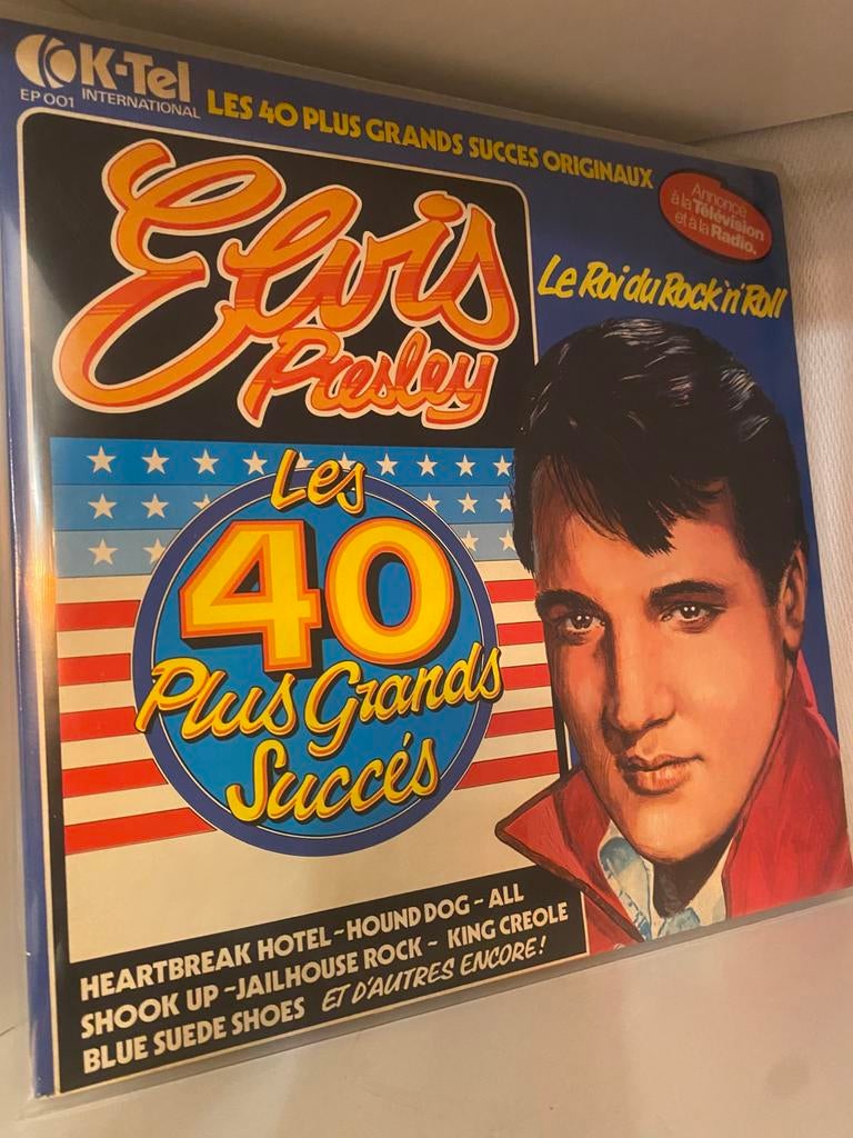 Elvis Presley – Les 40 Plus Grands Succès - France 1976, Envoi, Utilisé, Rock and Roll