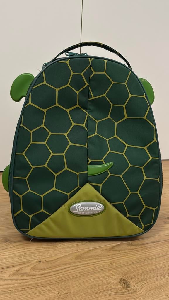 Samsonite Happy Sammies kindervalies schildpad, Ophalen, Zo goed als nieuw, Groen, Wieltjes
