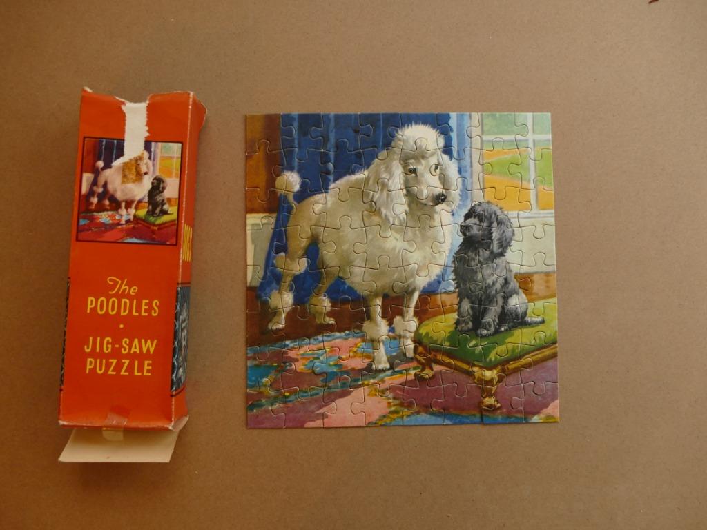 Oude vintage The Poodles jig-saw puzzle, Ophalen of Verzenden, Overige typen