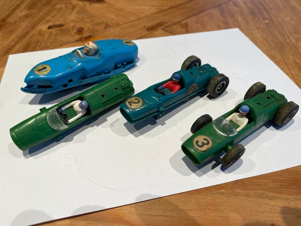Slot car auto + stukken lotus f1, Ophalen of Verzenden, Zo goed als nieuw, Auto