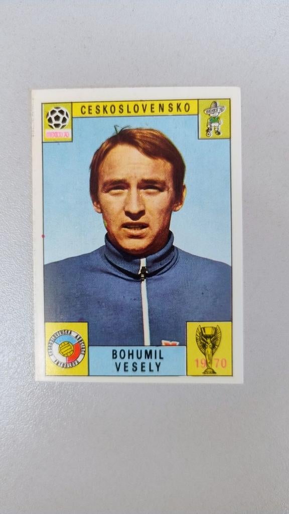 Panini Mexico 70: Ceskoslovensko - Bohumil Vesely, Ophalen of Verzenden, Zo goed als nieuw