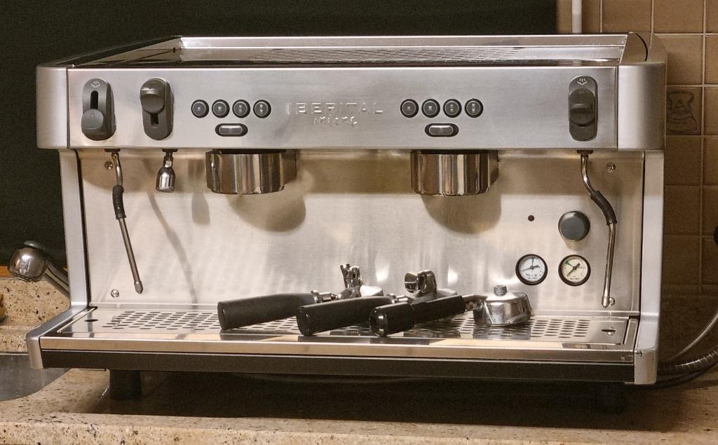 IBERITAL intenz Espresso koffie Machine, Ophalen, Gebruikt, Koffie en Espresso