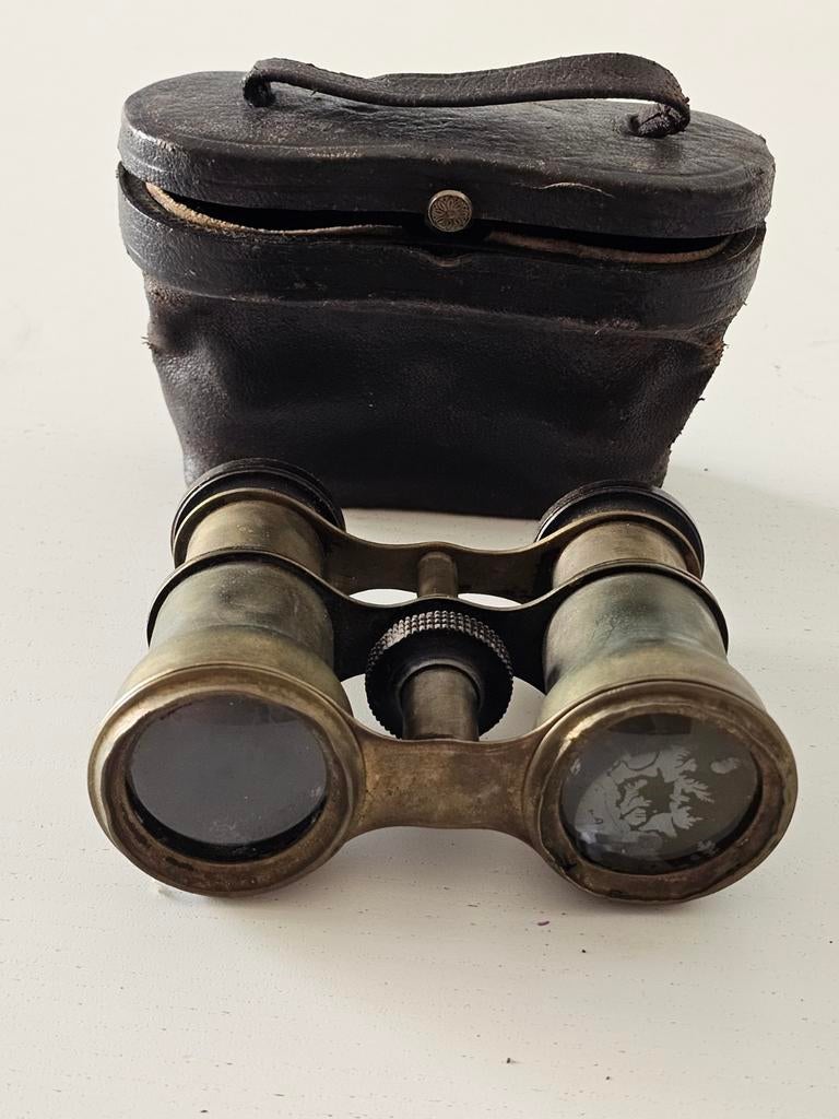 Antieke verrekijker opticien chevalier  paris, Enlèvement ou Envoi, Comme neuf